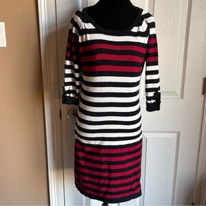strapless open back dress Off Shoulder Ribbed Long Sleeve Mini Dress – Urban Planet main image 1